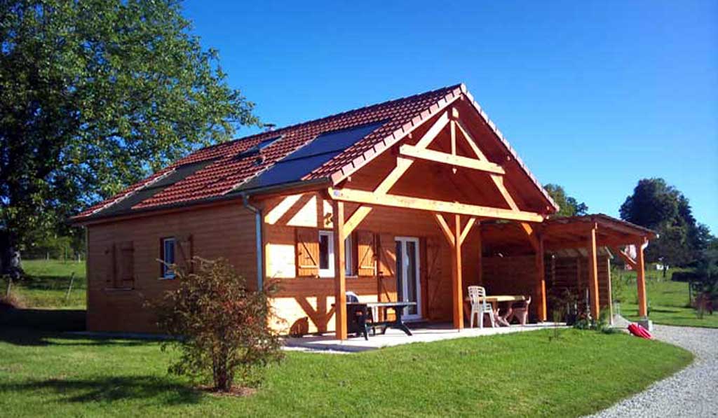 Jouan, maisons bois